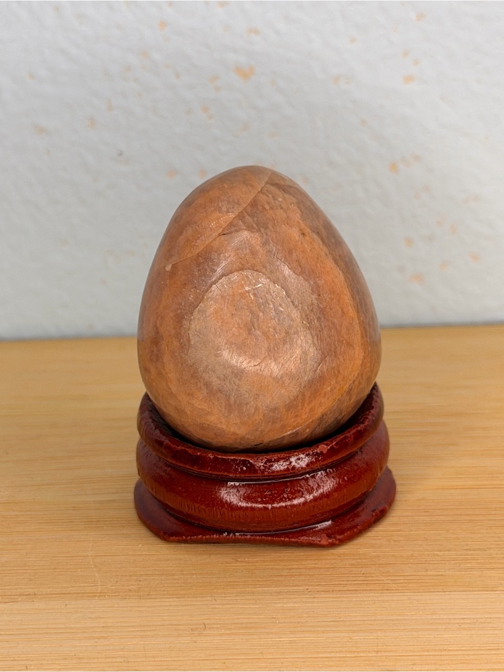 #462 Mini Peach Moonstone Egg
